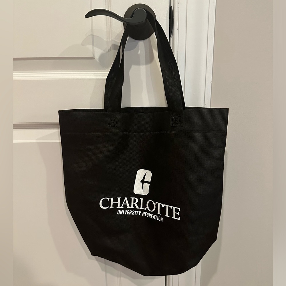 Tote bag from the University of North Carolina at Charlotte
